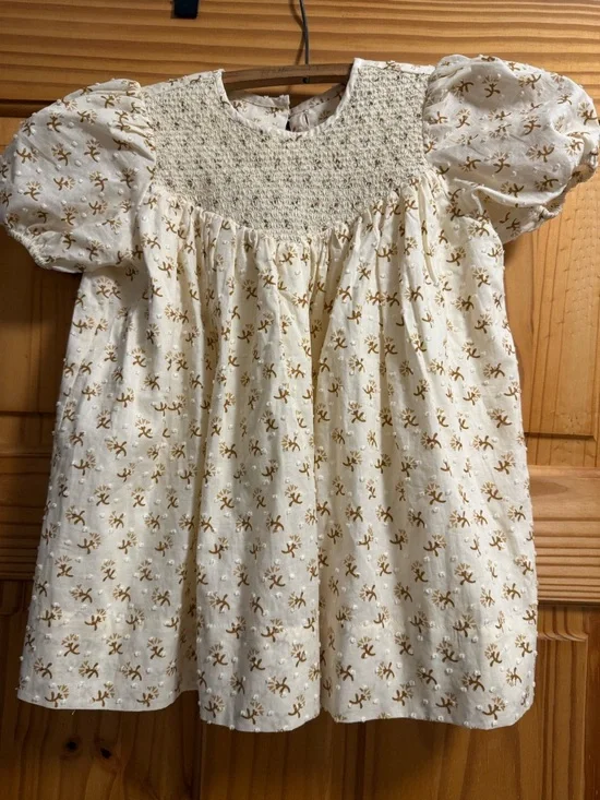 Cream Chloe Midi Dress - Picture 3 of 5